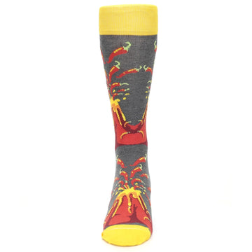 Volcano Spice Socks - Men's Novelty Dress Socks