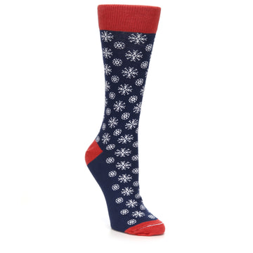 Holiday Snowflake Socks - USA Made - Women's Novelty Socks