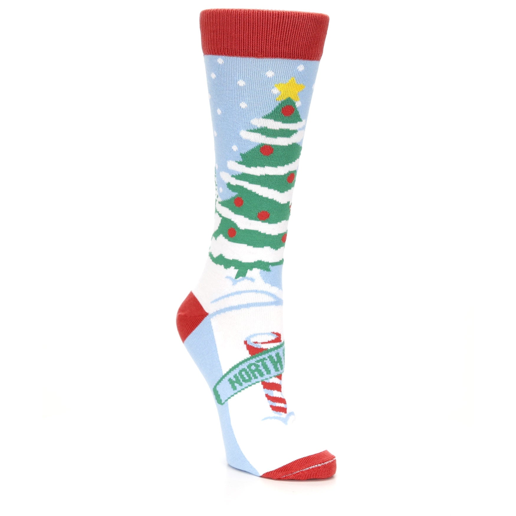 Christmas North Pole Socks - USA Made - Women's Novelty Socks