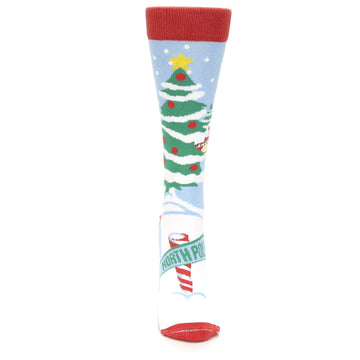 Christmas North Pole Socks - USA Made - Women's Novelty Socks