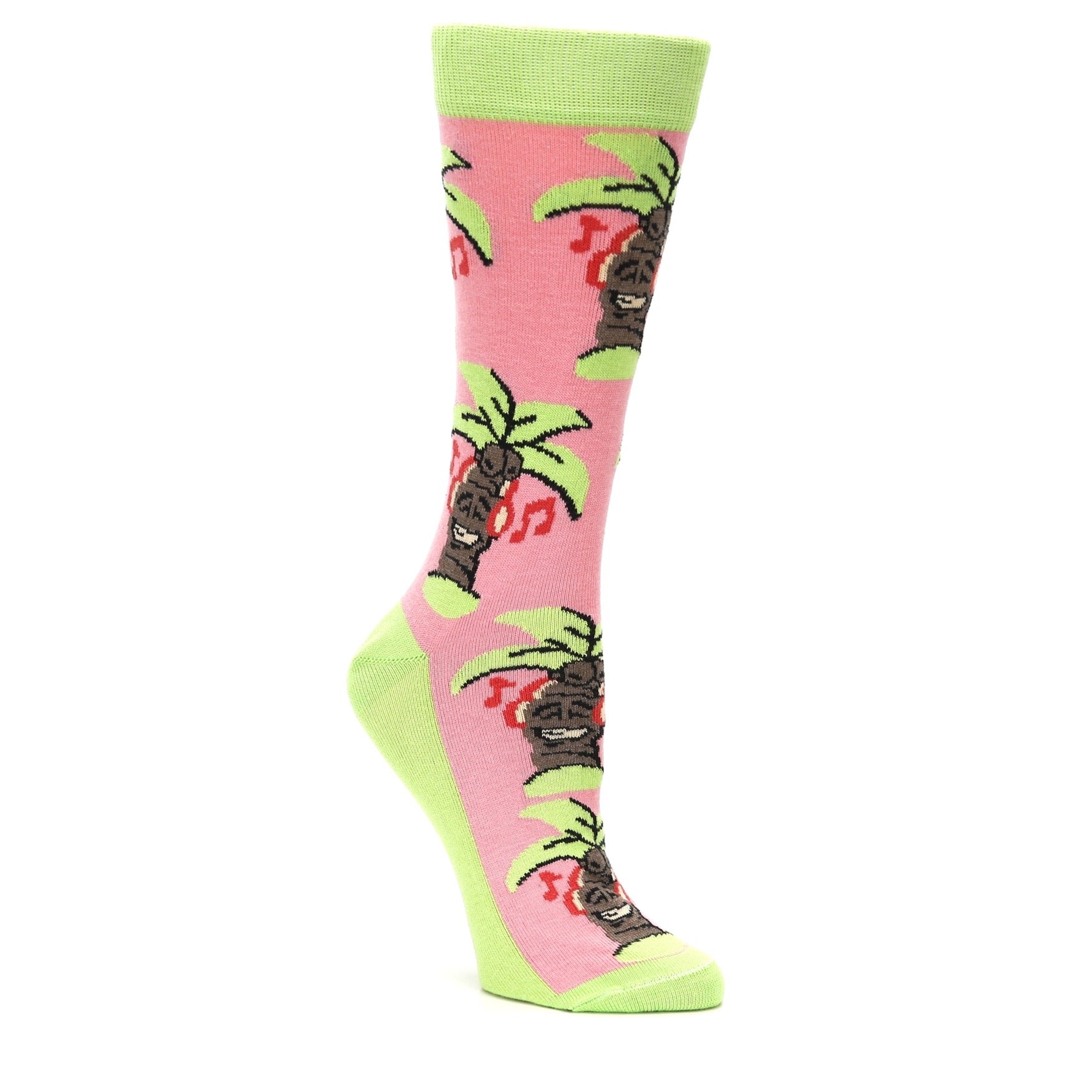 Jammin' Musical Palm Tree - USA Made- Women's Dress Socks