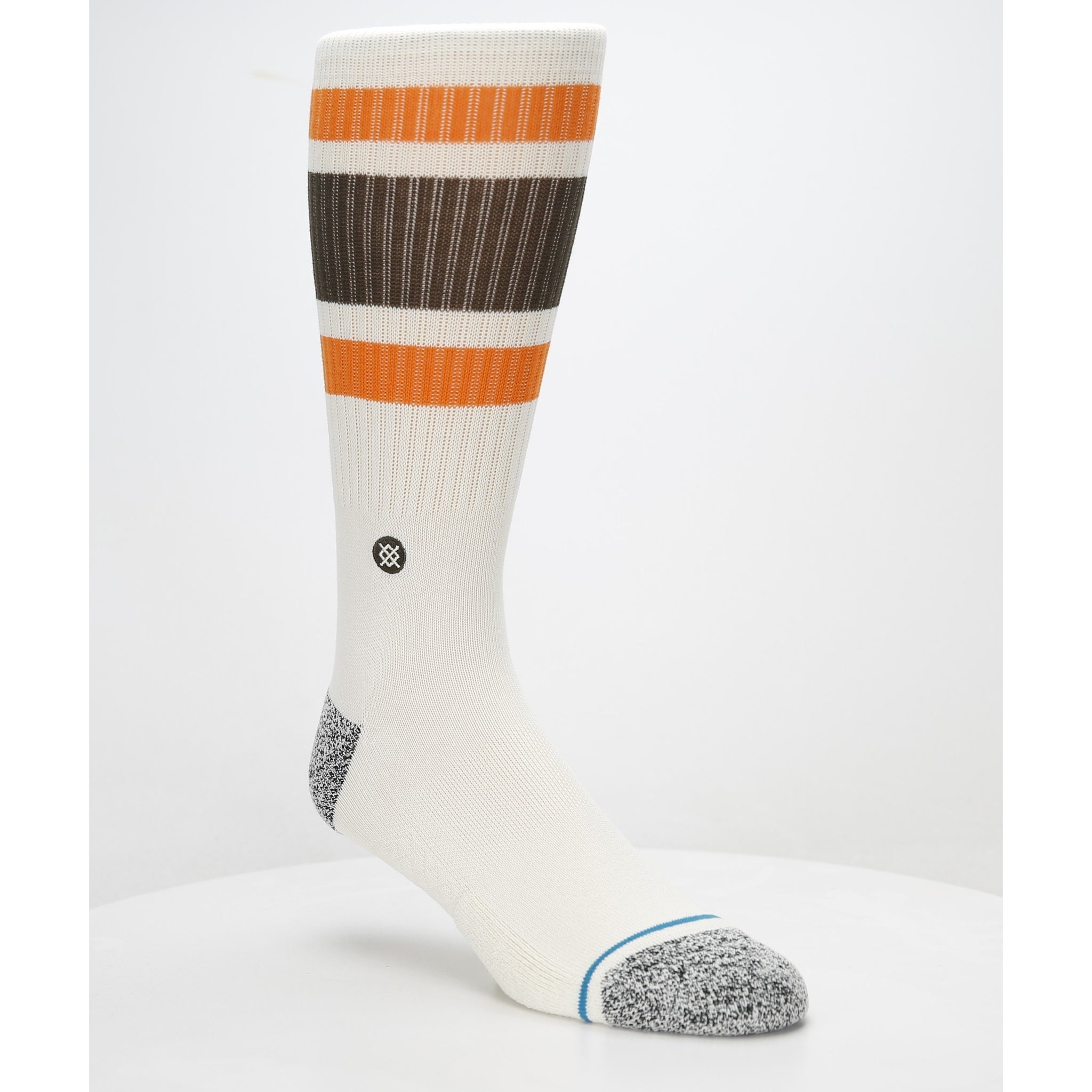 Horizontal Striped Cream- Men's Casual Socks-Stance