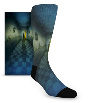Haunted Halloween Ghost Men's Socks