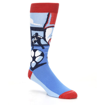Soccer Player Goalie - USA Made Men's Dress Socks