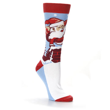 Parkour Santa- USA Made- Women's Dress Socks