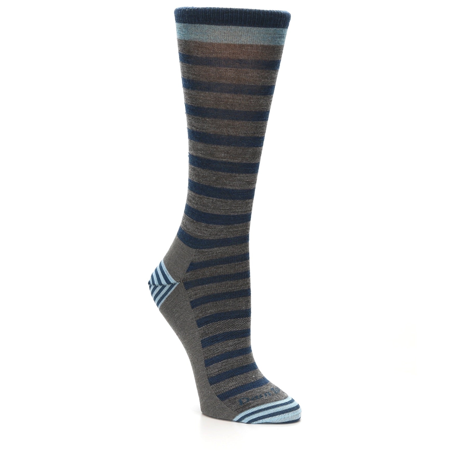 Morgan Crew Taupe Merino Wool Socks - Women's Lifestyle Socks