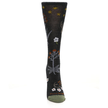 Folktale Crew Charcoal Merino Wool Socks - Women's Lifestyle Socks