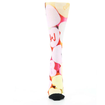 Heart Candy Valentine's Day Custom Text Socks - Women's Custom Socks