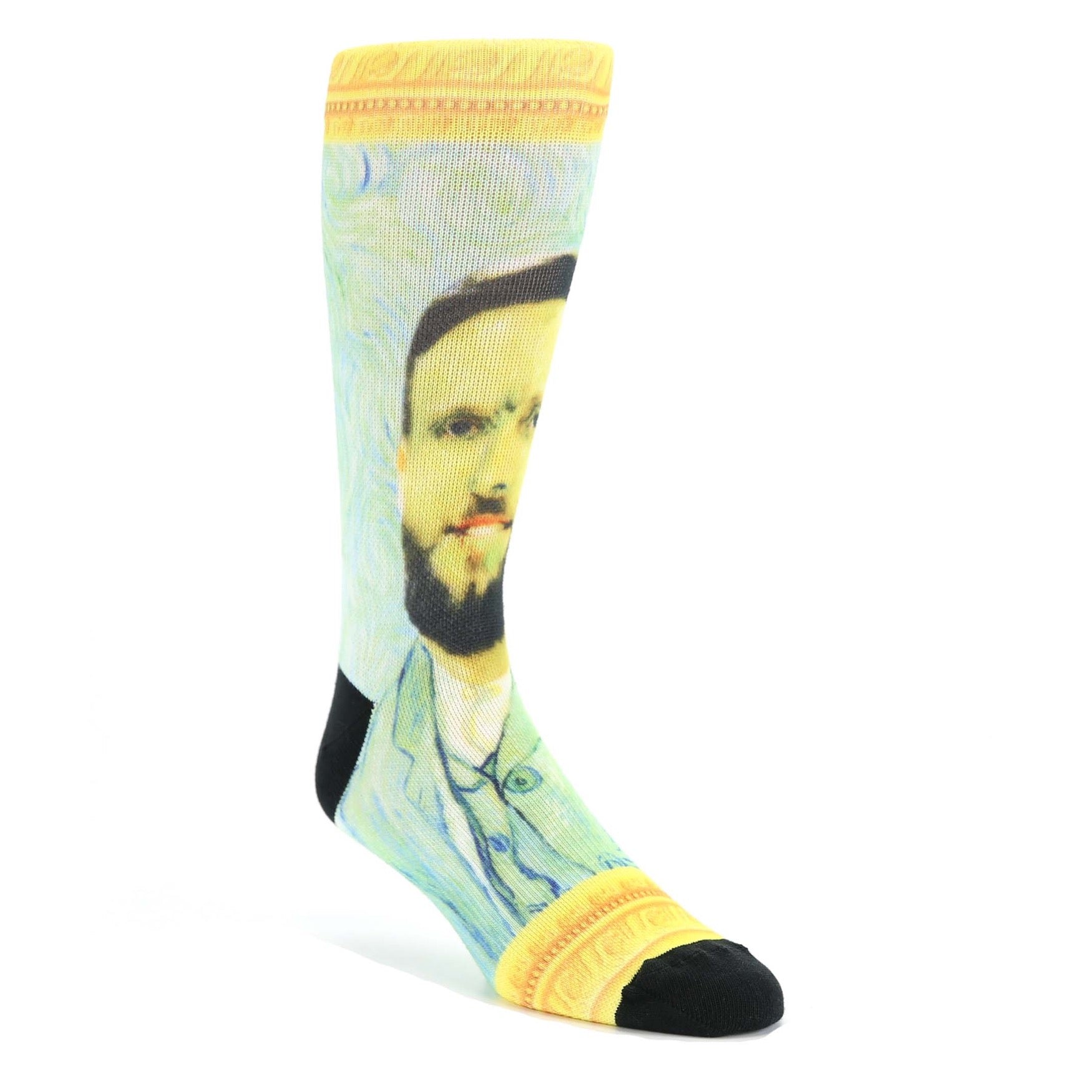 Van Brogh Painting Custom Face Socks - Men's Custom Socks (multiple colors)