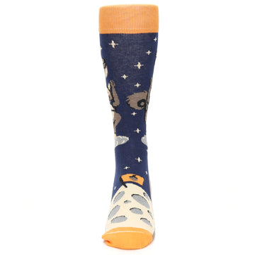 Astro-Nut Squirrel Socks - USA Made - Men's Novelty Socks