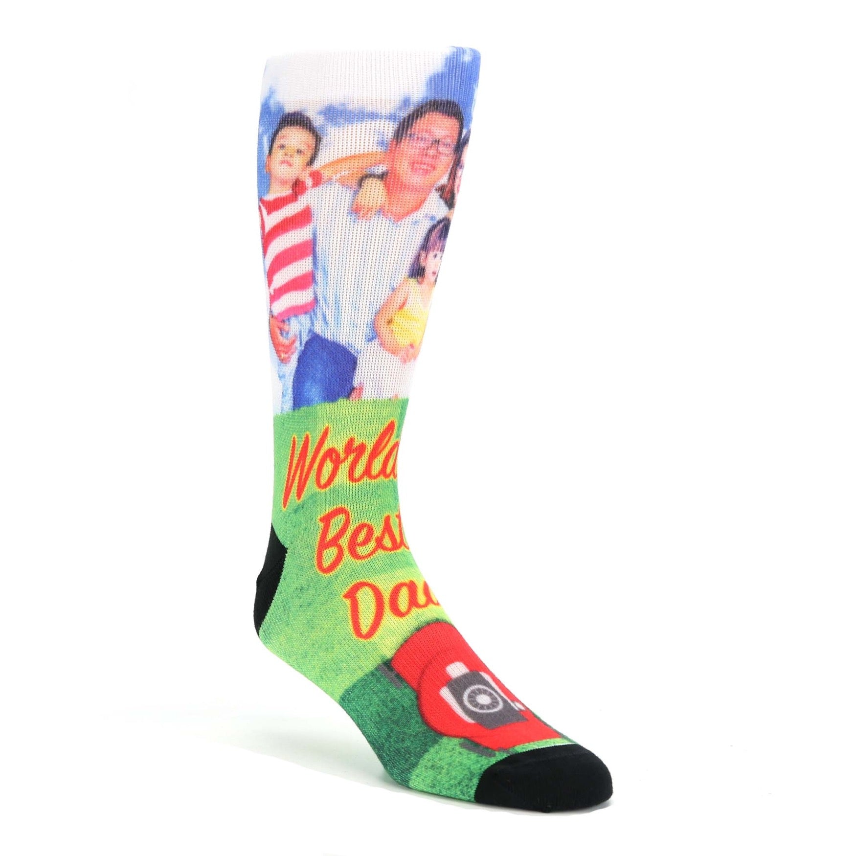 Father's Day Custom Family Photo Socks - Men's Custom Socks