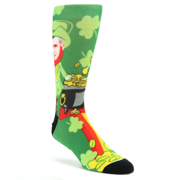 Leprechaun Custom Face Socks - Men's Custom Socks