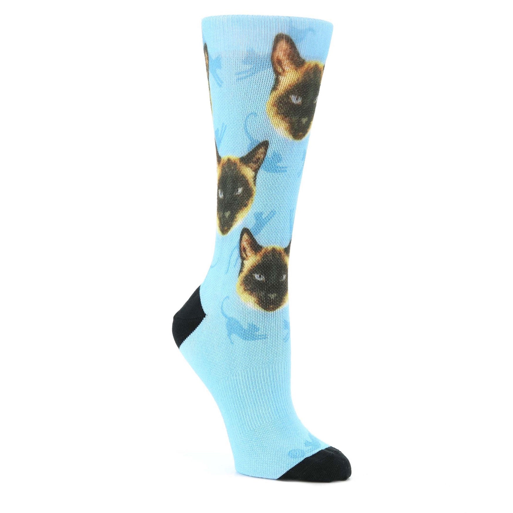 Cat Custom Face Socks - Women's Custom Socks - (multiple colors)