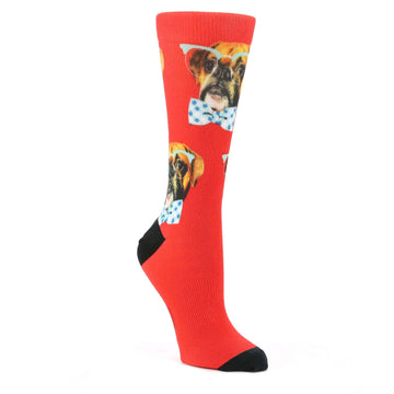 Dapper Dog Custom Pet Face Socks - Women's Novelty Socks - (multiple colors)