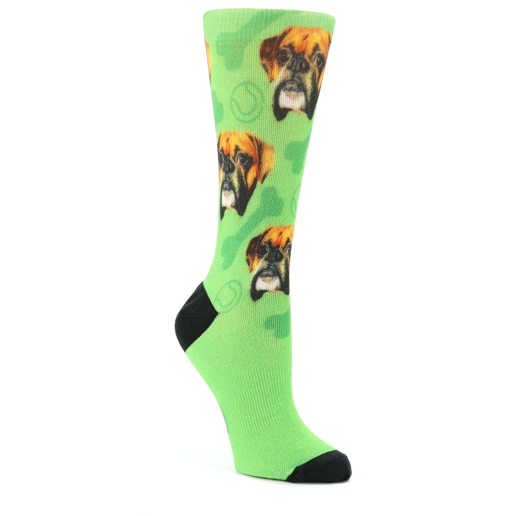 Dog with Ball Custom Pet Socks- Women's Custom Socks - (multiple colors)
