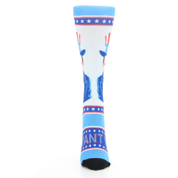 Uncle Sam Custom Face Socks - Women's Custom Socks