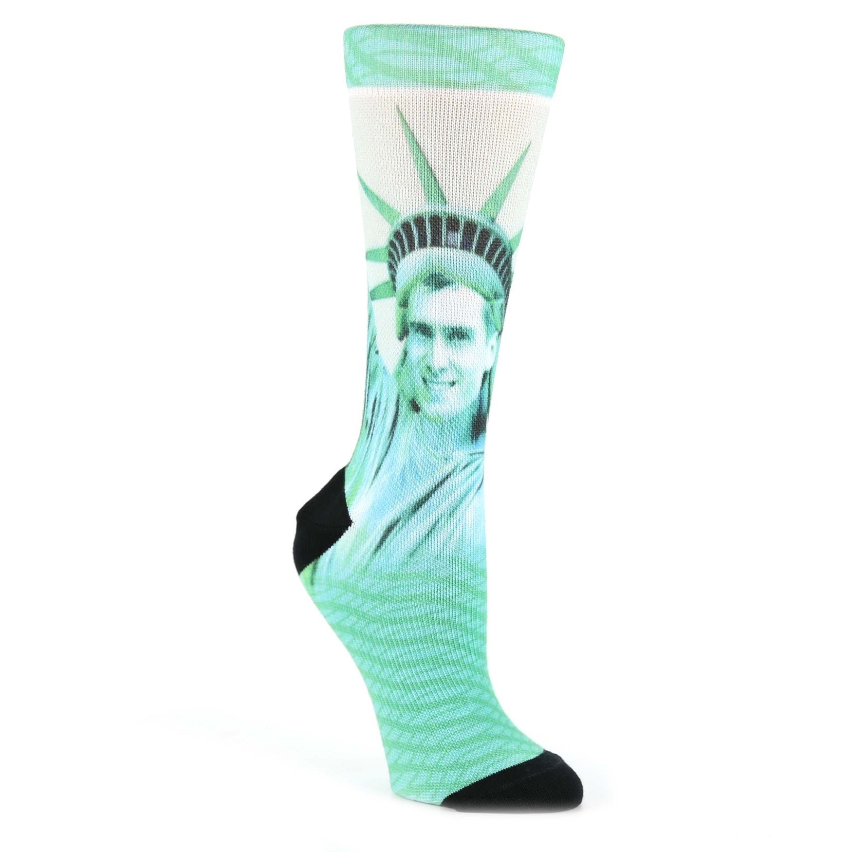 Statue of Liberty Custom Face Socks - Women's Custom Socks