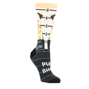 Pug Shot Custom Face Socks - Women's Custom Socks