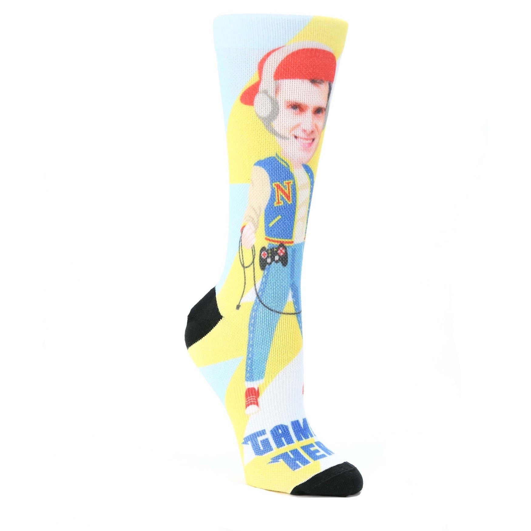 Gamer Hero Custom Face Socks - Women's Custom Socks